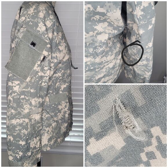 ACU A2CU Aircrew Combat Uniform Military 100% Aramid Medium Short Shirt Coat - Picture 6 of 8